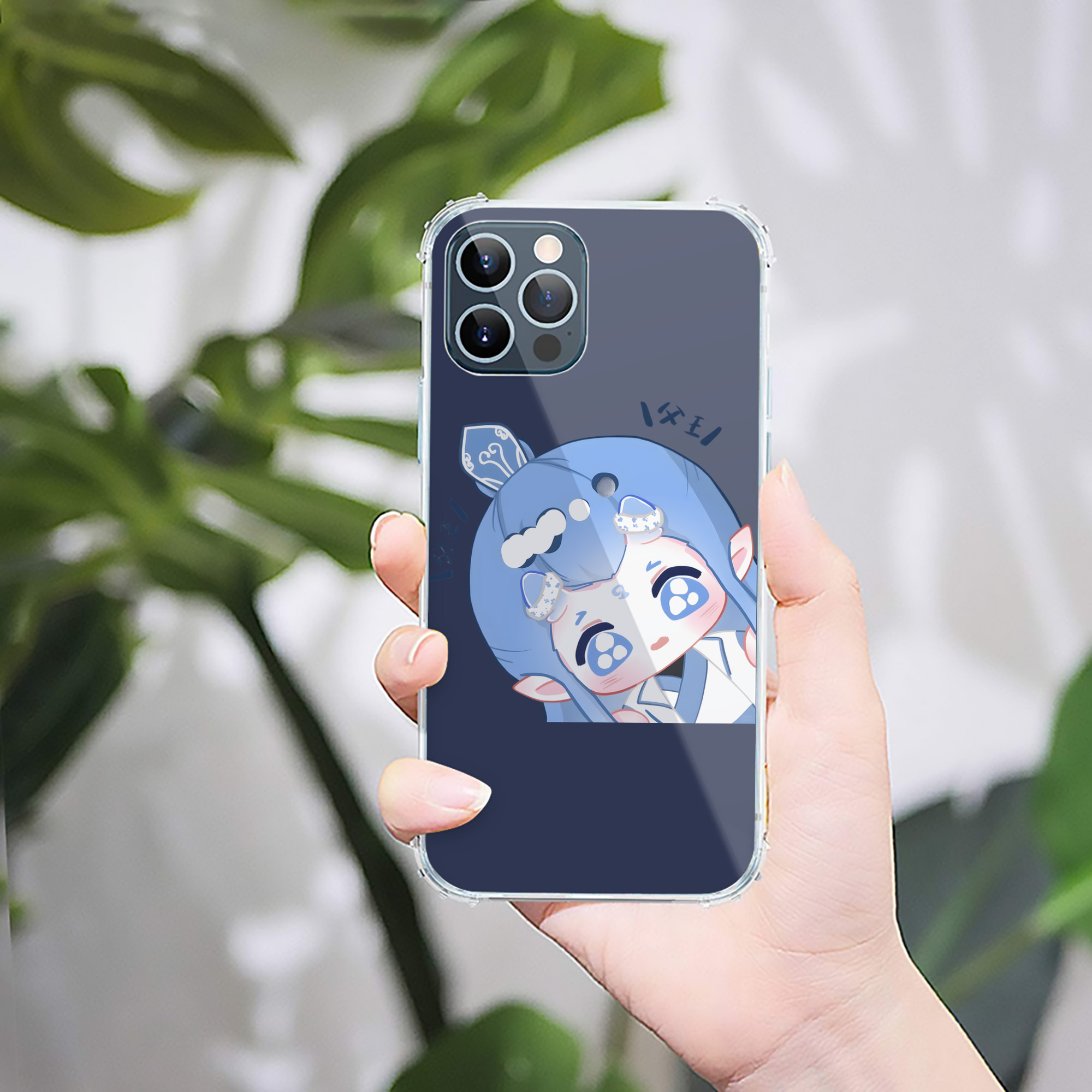 （画像用） Ne Zha 2 ナタ 魔童の大暴れ 【iPhone 12シリーズ対応】透明スマホケース（クリアソフトケース）
